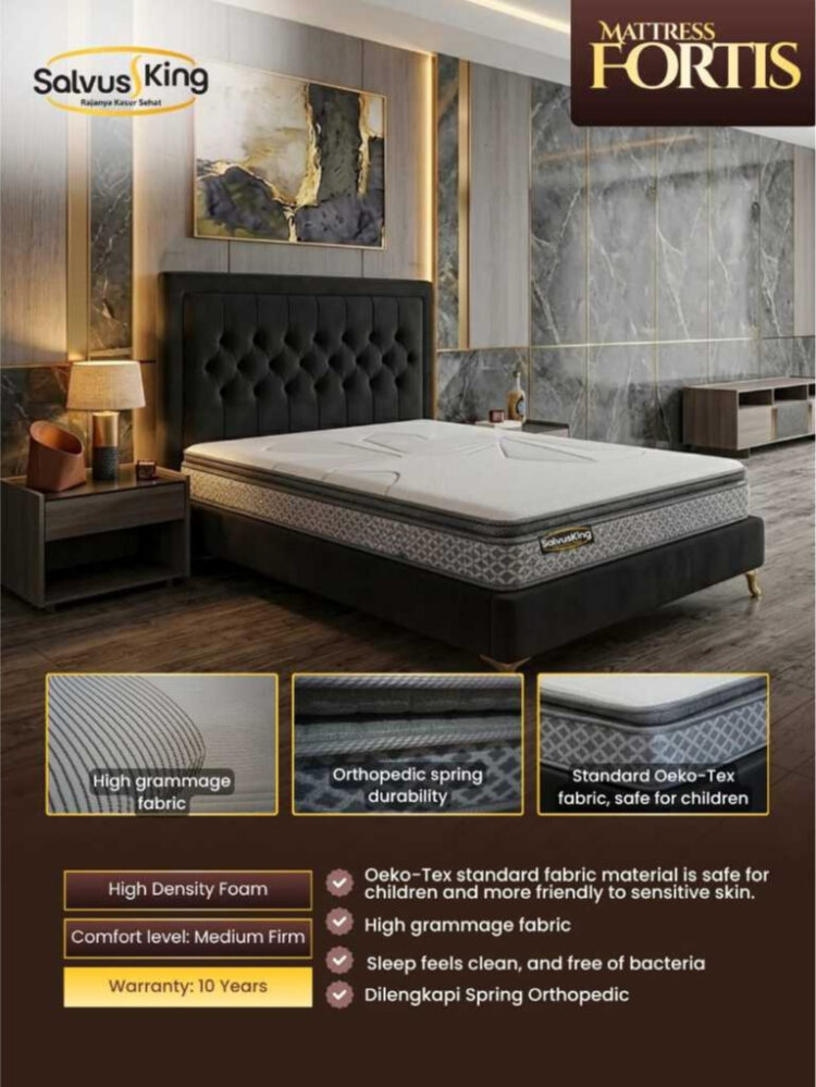 SALVUSS KING Mattress Fortis Pillowtop